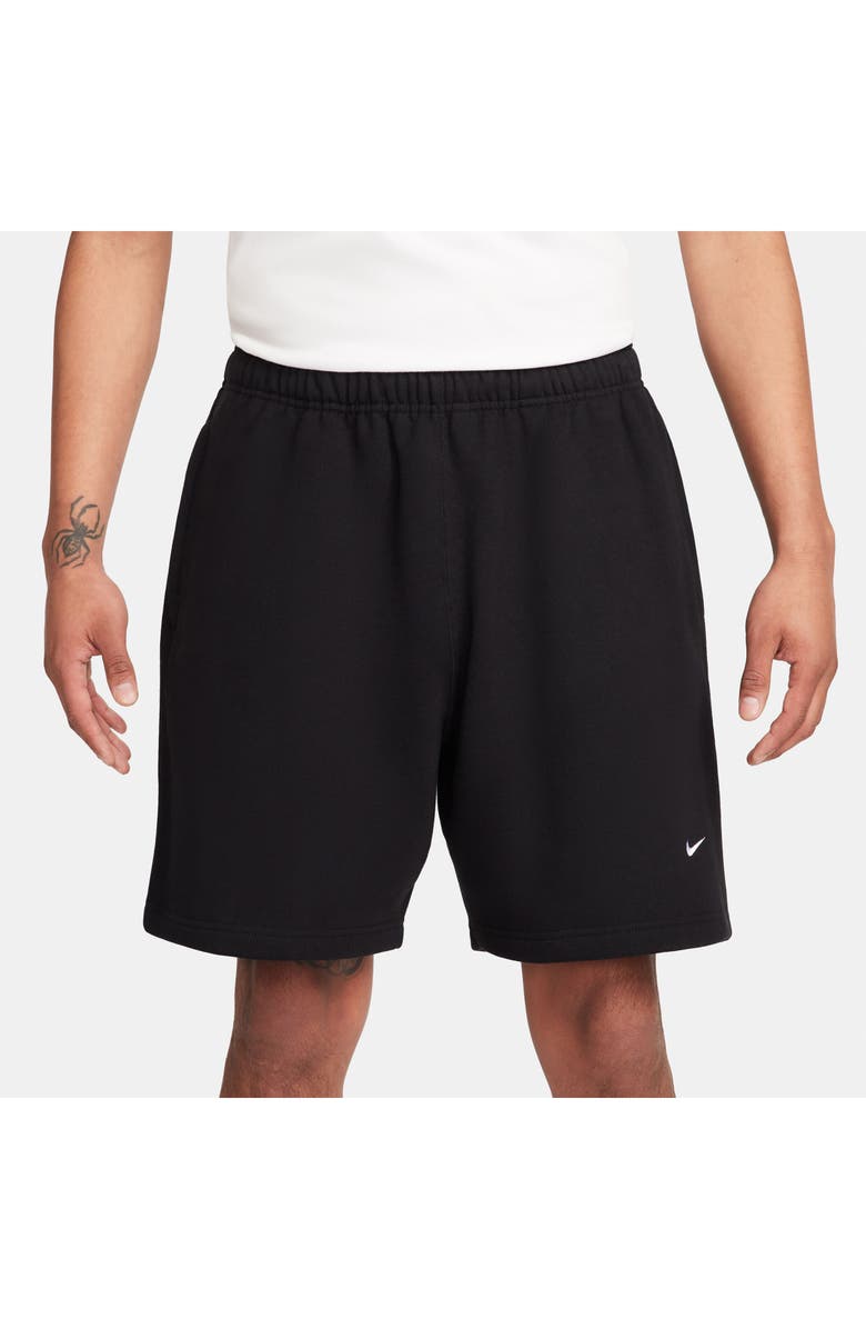 Nike Solo Swoosh Fleece Sweat Shorts, Alternate, color, 