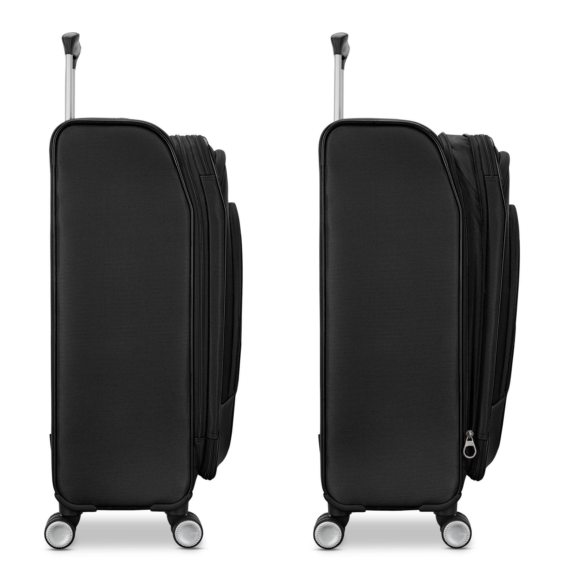 AMERICAN TOURISTER 4 KIX 3.0 Softside 24" Checked Spinner, Alternate, color, Black