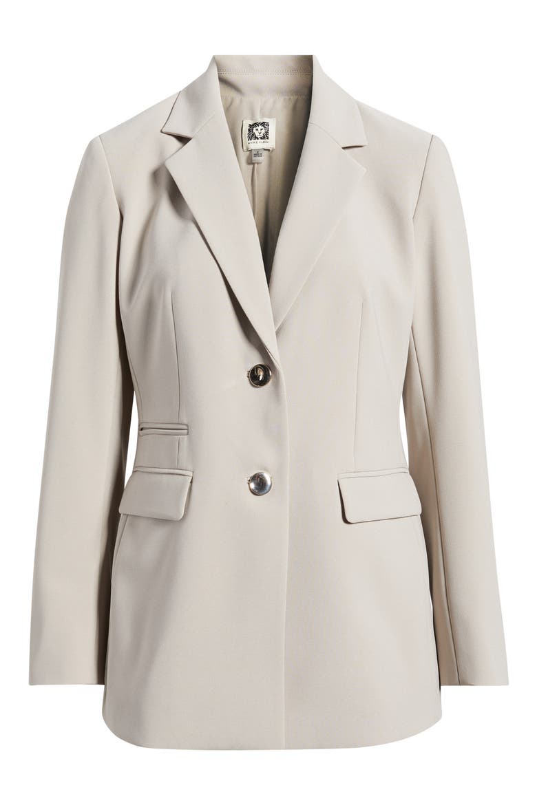 Two-Button Stretch Blazer, Alternate, color, PORCINI