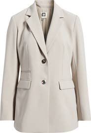 Anne Klein Two-Button Stretch Blazer
