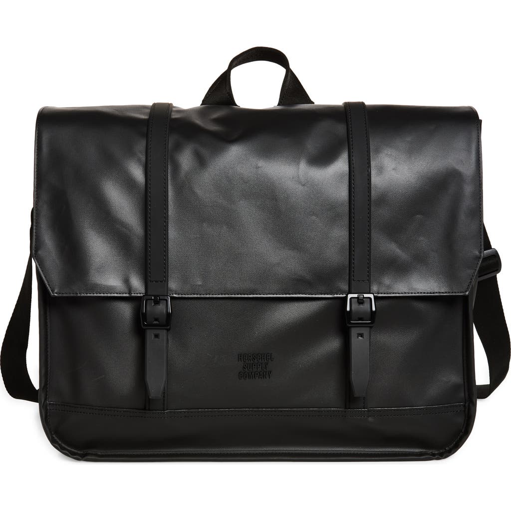Herschel Supply Co . Survey Convertible Messenger Bag In Black