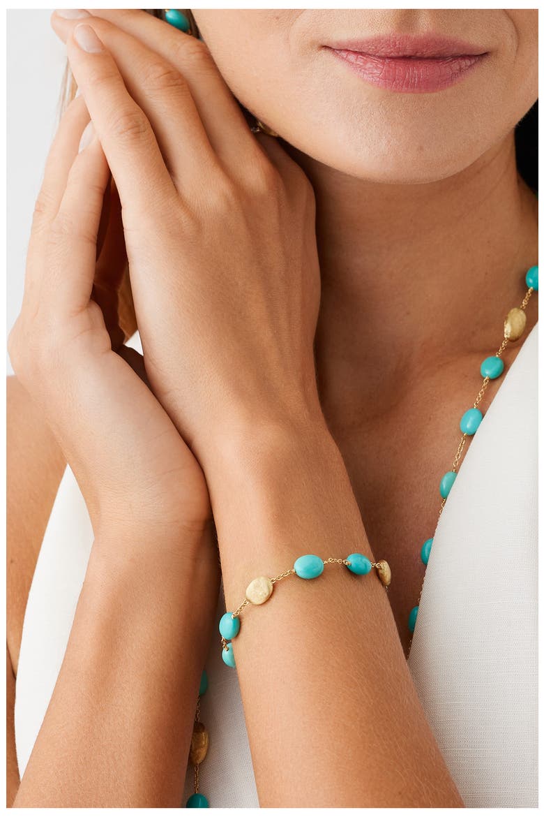 Siviglia Turquoise Bracelet, Alternate, color, 18K YELLOW GOLD