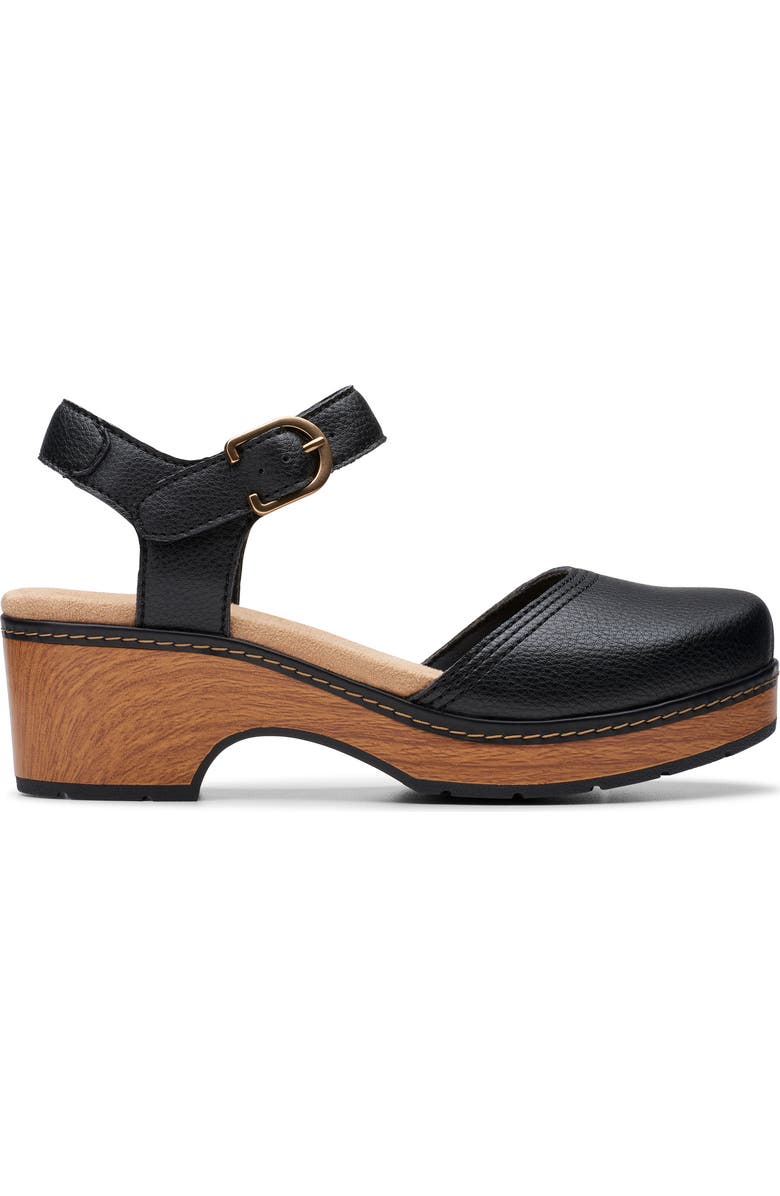 Clarks<sup>®</sup> Paizlee Bay Sandal, Alternate, color, Black Leather