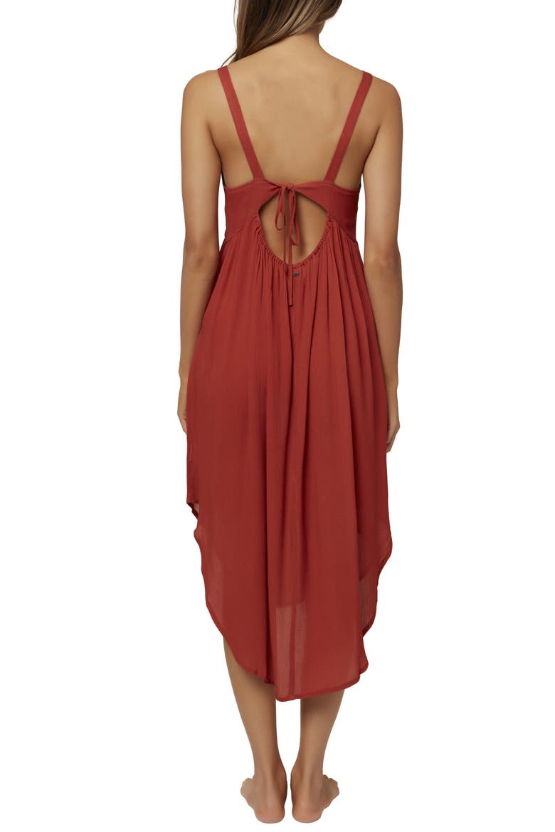 Horizon Tank Cover-Up Midi Dress, Alternate, color, DARK ARAGON