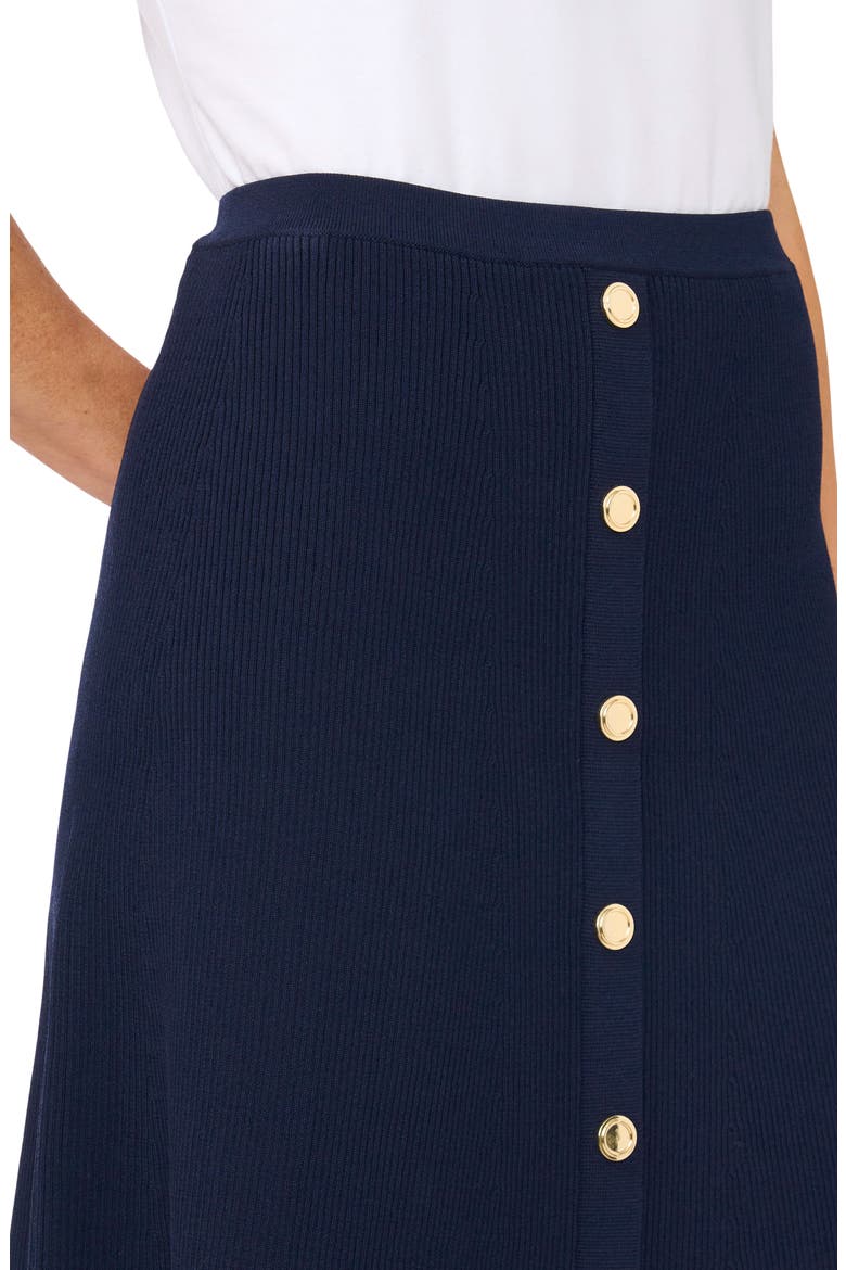 Rib A-Line Miniskirt, Alternate, color, CLASSIC NAVY