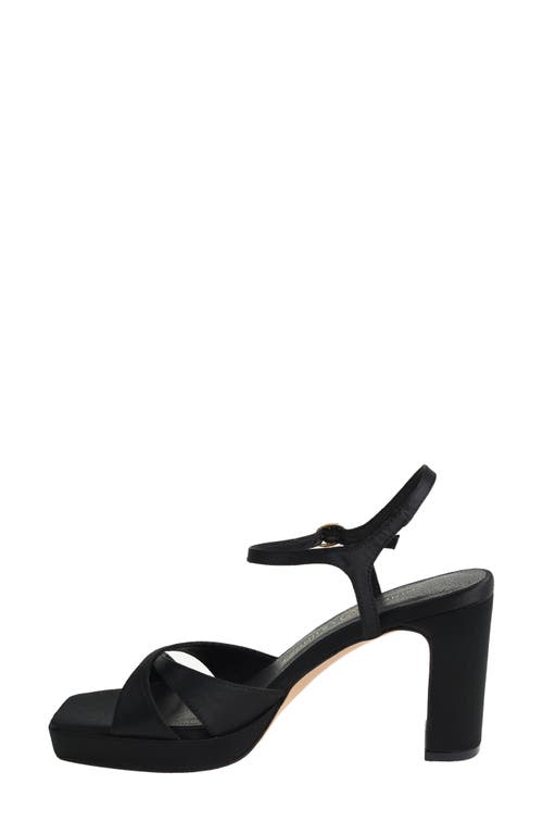 Chinese Laundry Gracie Ankle Strap Platform Sandal In Black