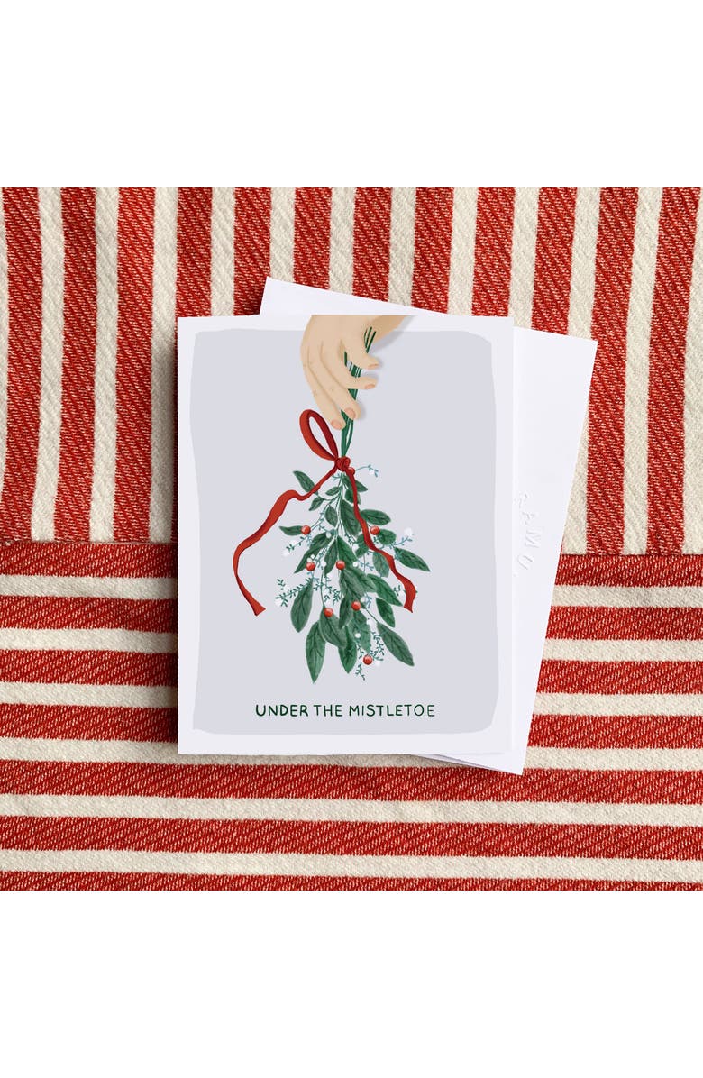 Ramus & Co Winter/Holiday Greeting Card Pack Sets (3 ct) Under The Mistletoe, Alternate, color, Multi-Pack