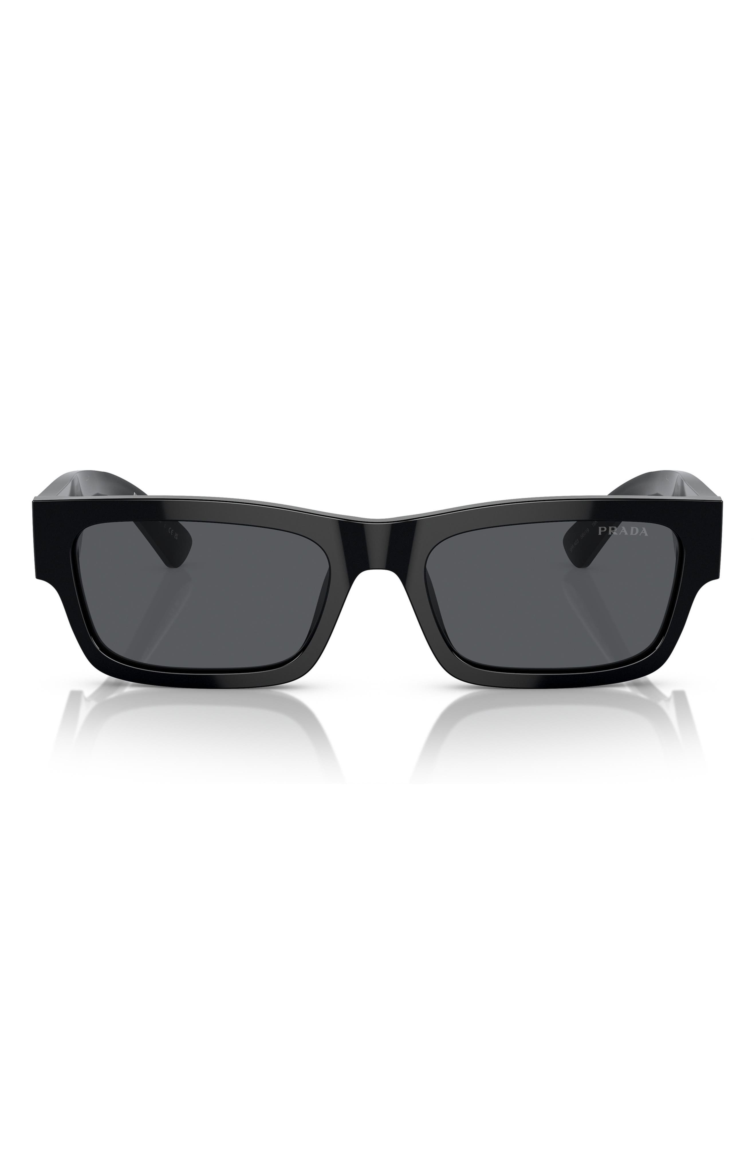 56mm Rectangular Polarized Sunglasses (Men) | Nordstrom
