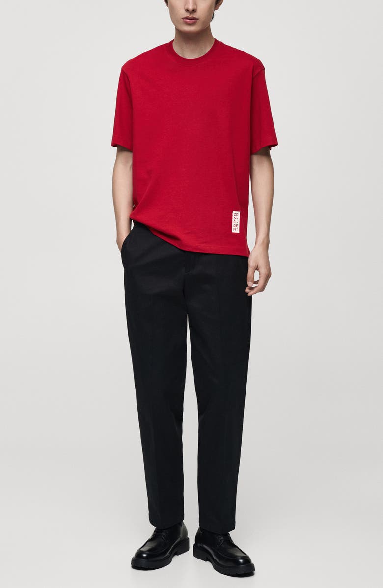 MANGO Boxy Cotton Graphic T-Shirt, Alternate, color, 