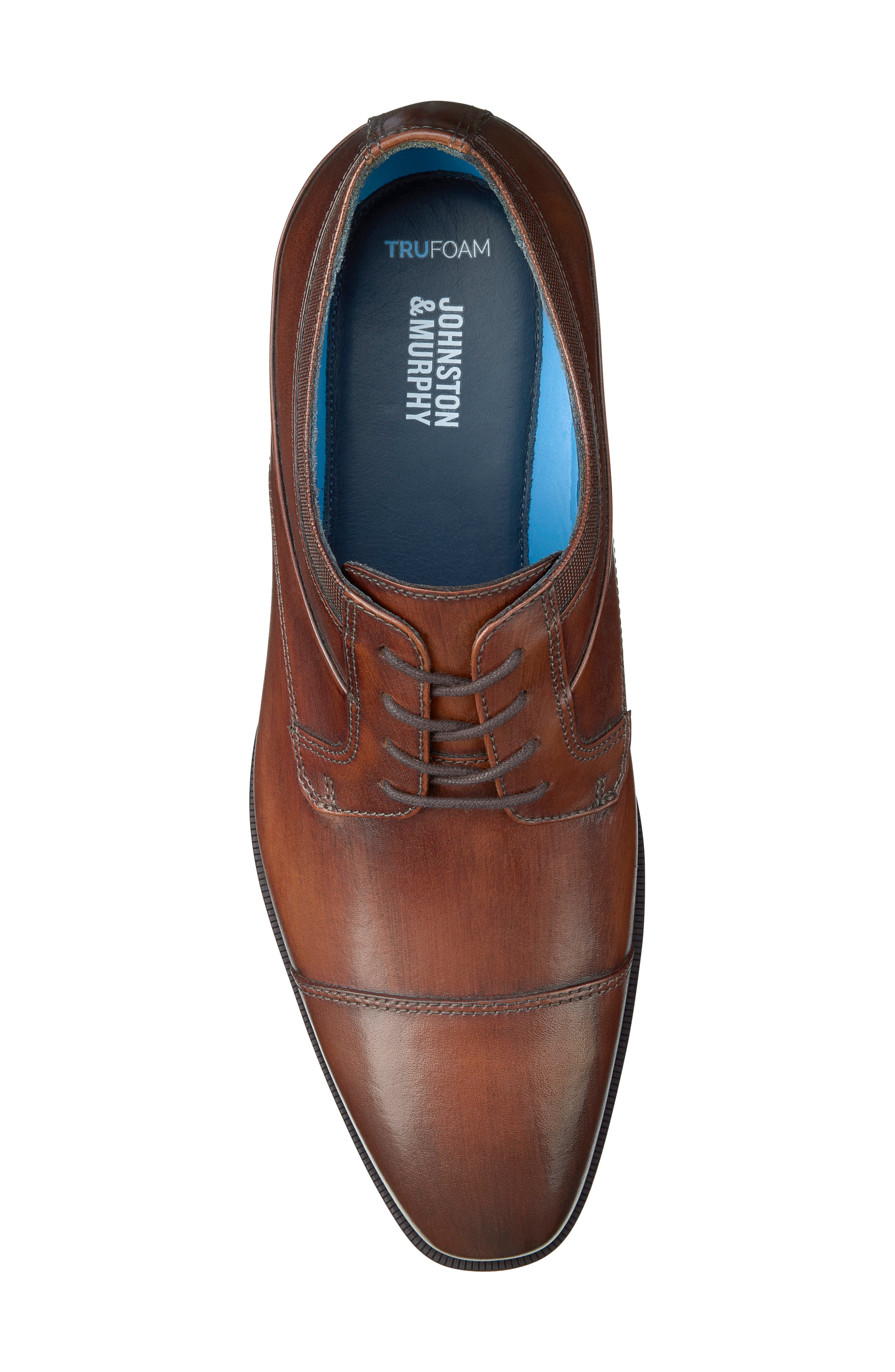 Gibbons Cap Toe Derby, Alternate, color, MAHOGANY FULL GRAIN