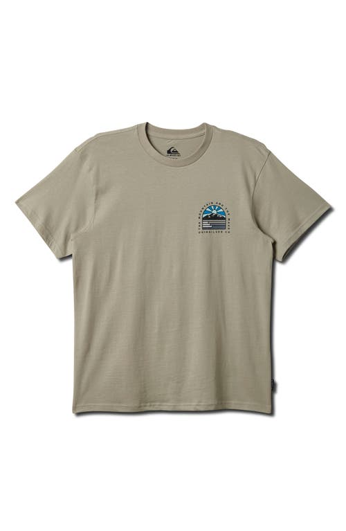 Quiksilver Multi Terrain Graphic T-shirt In Pale Aloe
