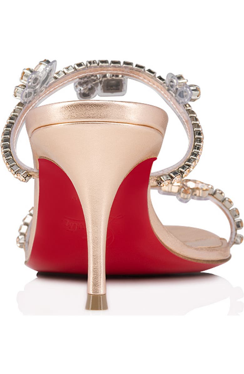 Christian Louboutin Just Queen Crystal Embellished Slide Sandal, Alternate, color,