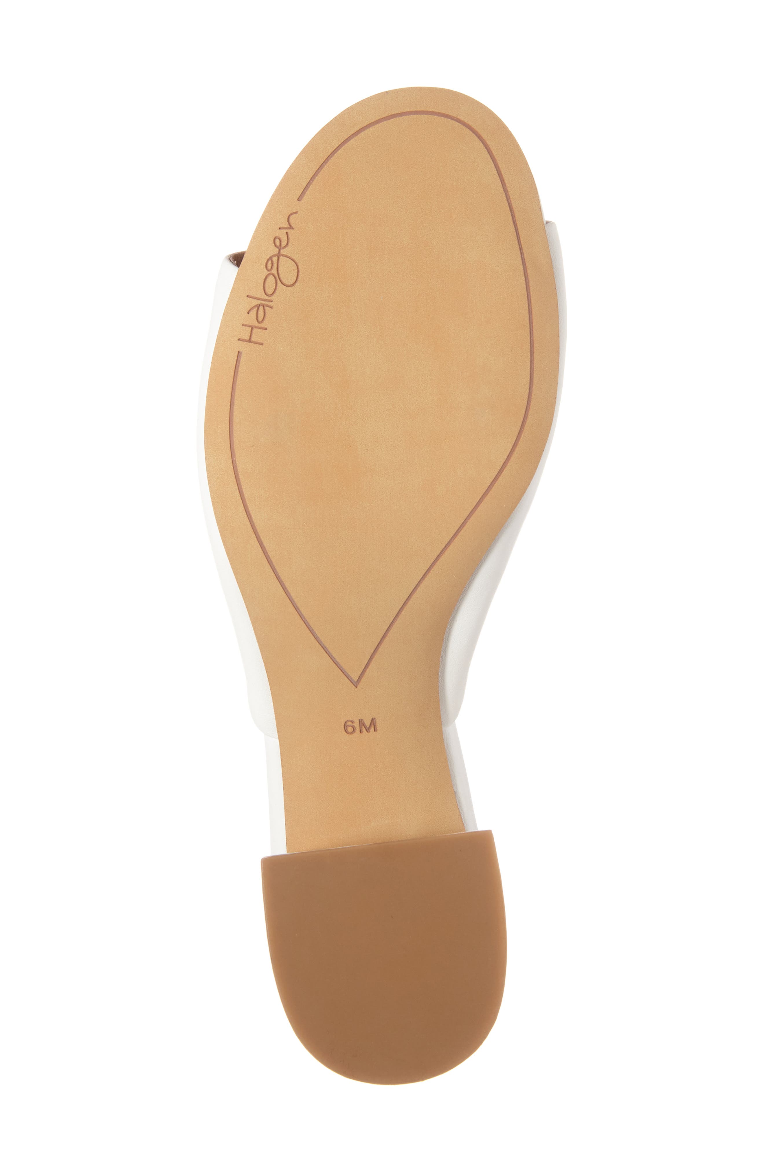 Freda Slide Sandal, Alternate, color, WHITE LEATHER