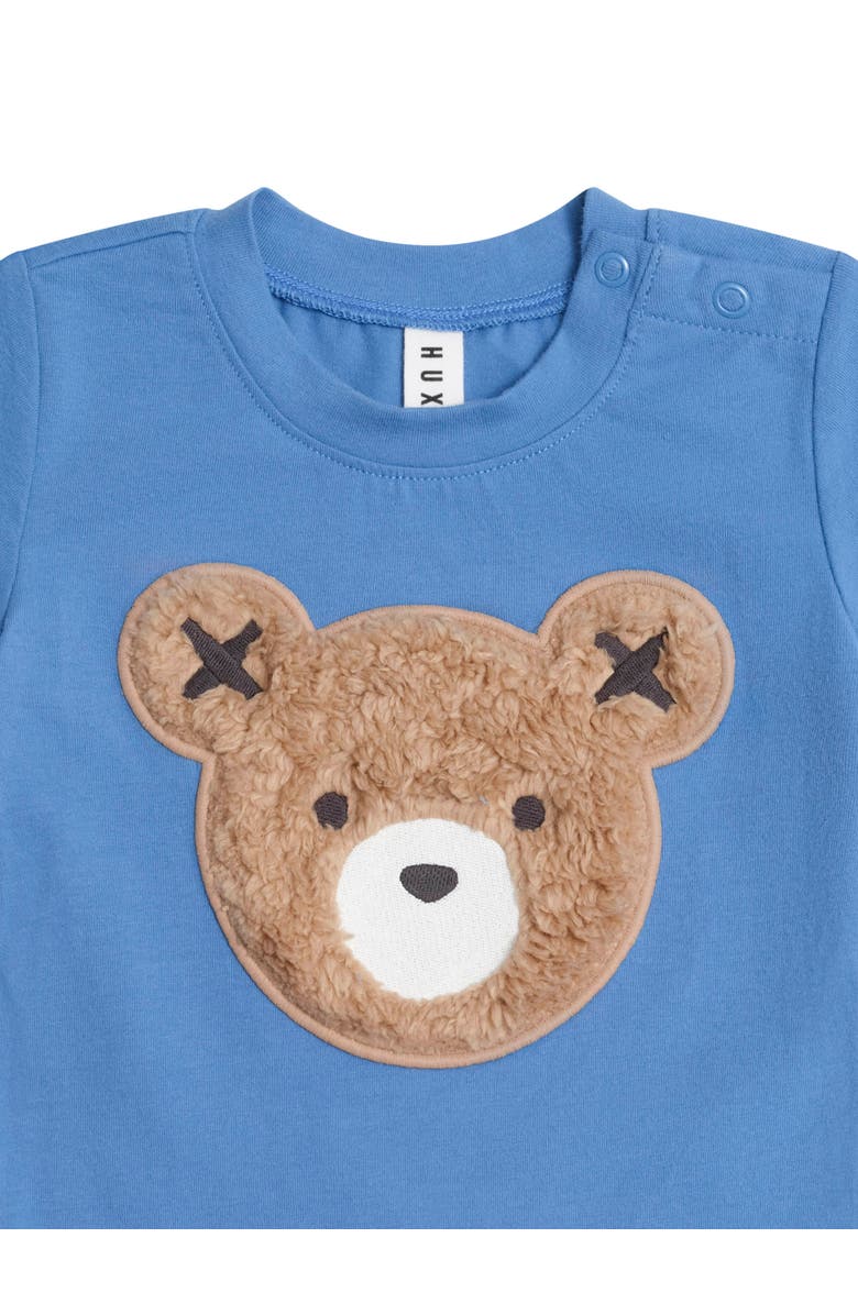 Huxbaby Furry Huxbear Tee, Alternate, color, Marine
