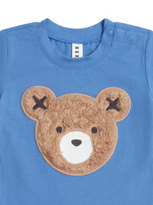 Huxbaby Furry Huxbear  Tee In Blue