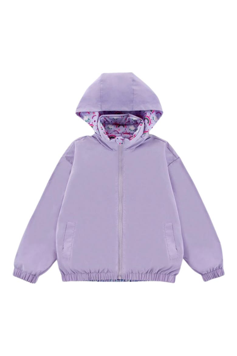 Kids' Max Rain Water Repellent Reversible Windbreaker, Alternate, color, PURPLE