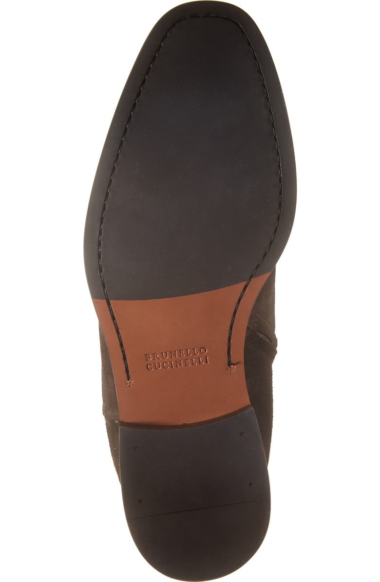 Brunello Cucinelli Suede Zip Boot, Alternate, color,
