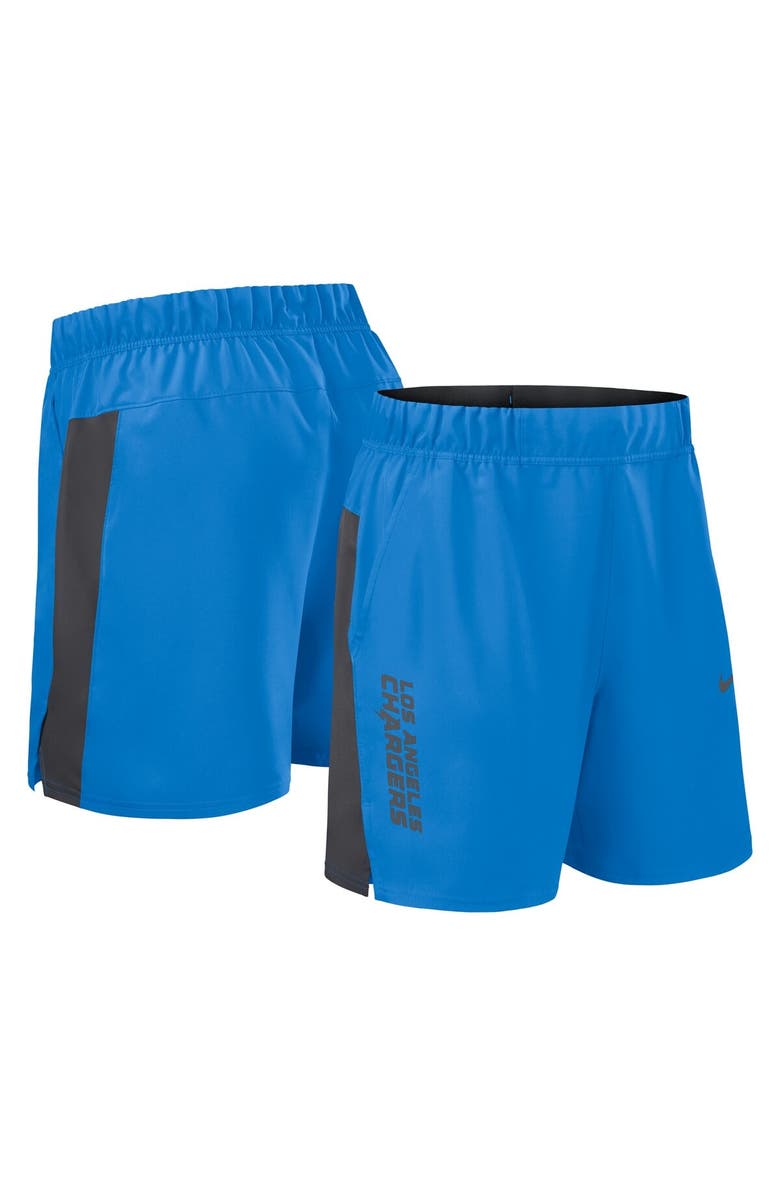 Nike Men's Nike Powder Blue Los Angeles Chargers Woven Victory Performance Shorts, Main, color, Powder Blue