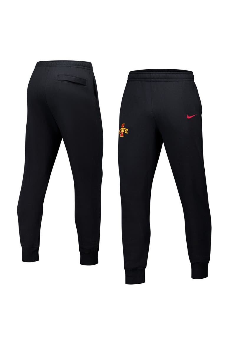 Men's Nike Black Iowa State Cyclones Club Fleece Pants, Main, color, Black