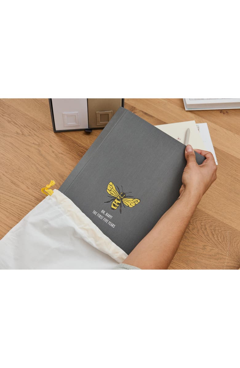 Savor Baby Memory Book, Alternate, color, Grey