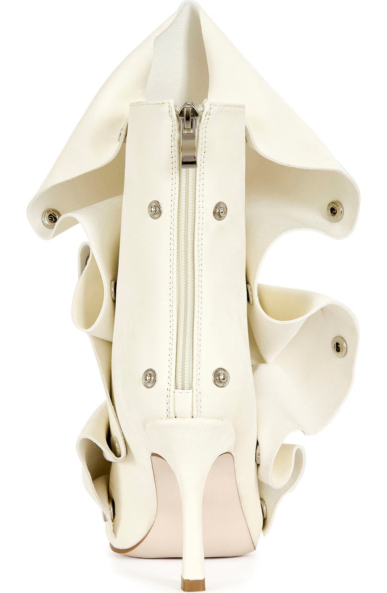 AZALEA WANG Birdsong Open Toe Bootie, Alternate, color, Bone