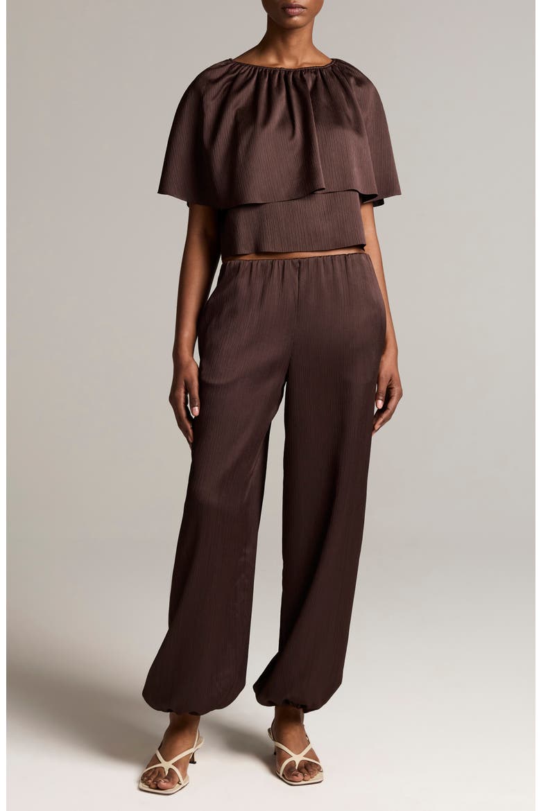 Tiered Cape Top, Alternate, color, IRON
