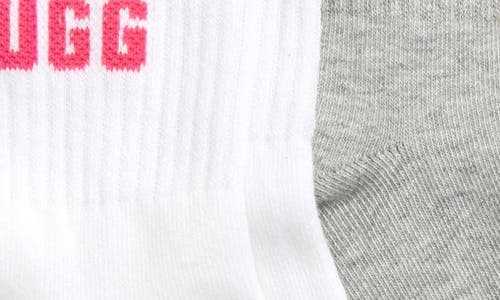 Ugg(r) Quinlin Assorted 2-pack Logo Quarter Socks