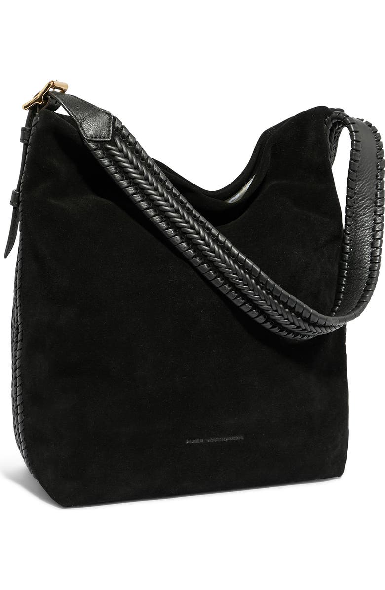 AIMEE All for Love Suede Bucket Bag, Alternate, color,