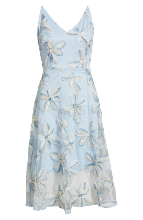Sam Edelman Women's 3d Daisy Embroidered V-neck Midi Dress In Multi