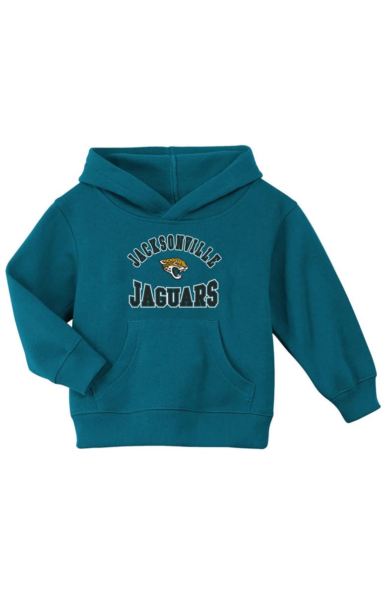 Outerstuff Toddler Teal Jacksonville Jaguars Home Town Pullover Fleece Hoodie, Main, color,