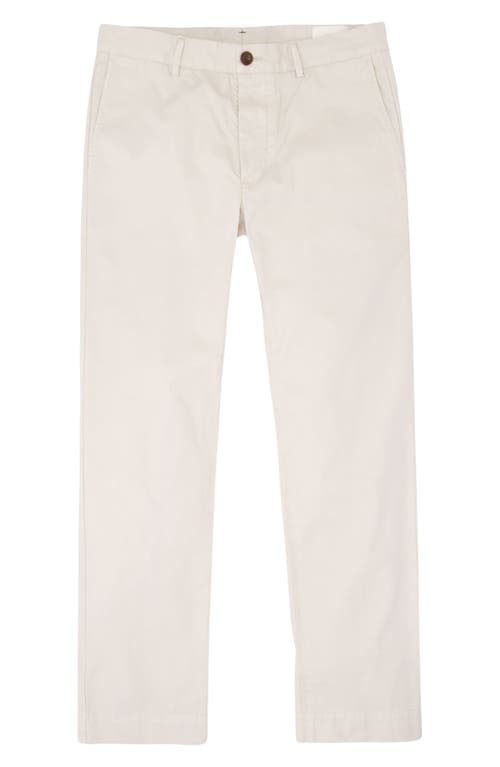 Sid Mashburn Garment Dye Slim Straight Leg Field Pants In Stone Ap Twill