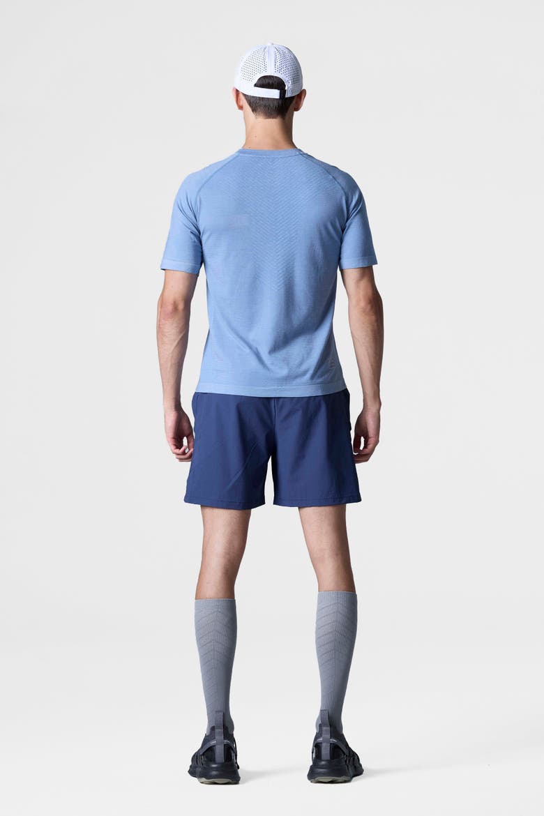 Tech Merino Light Weight Daily Tee, Alternate, color, Faded Denim