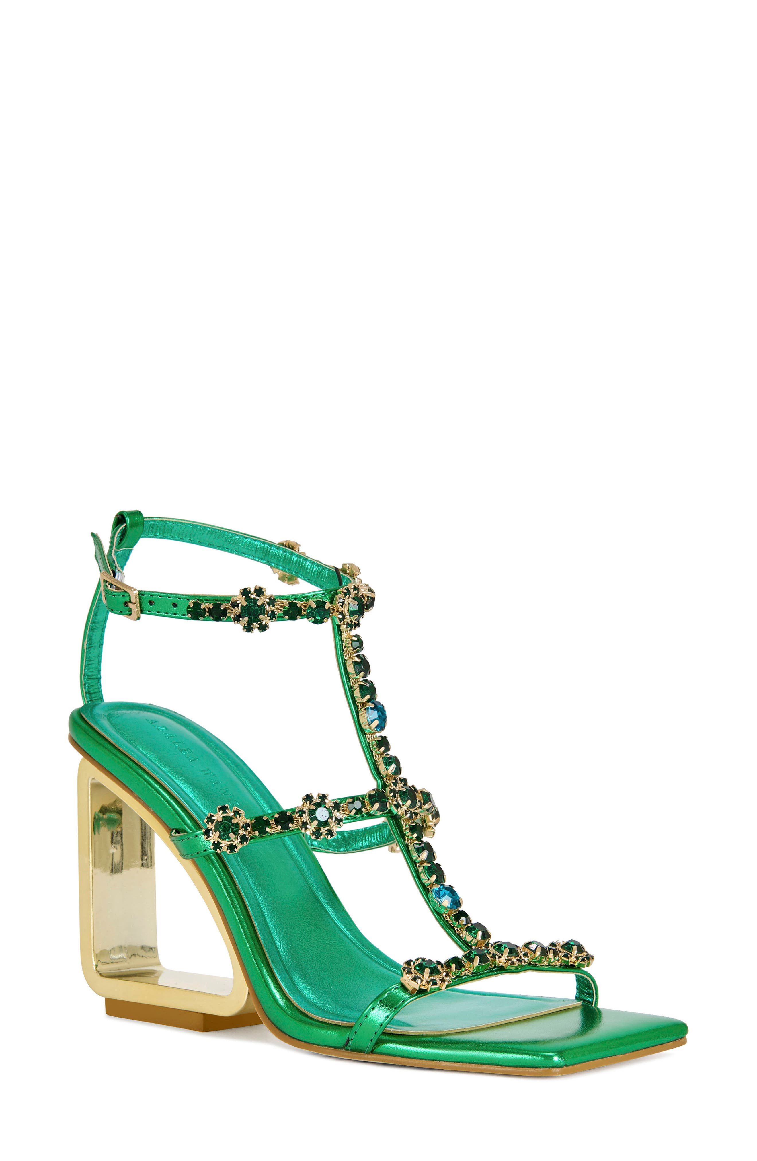 AZALEA WANG Schantelle Ankle Strap Wedge Sandal, Main, color, 