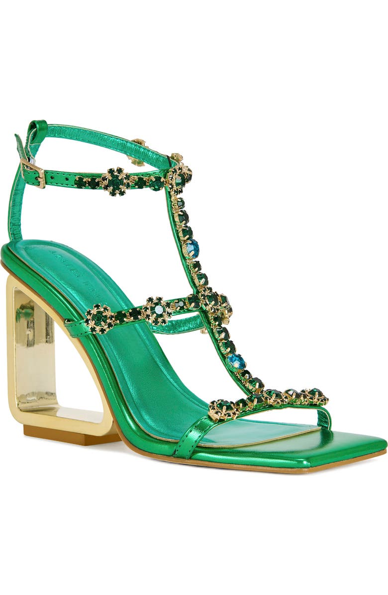 AZALEA WANG Schantelle Ankle Strap Wedge Sandal, Main, color,