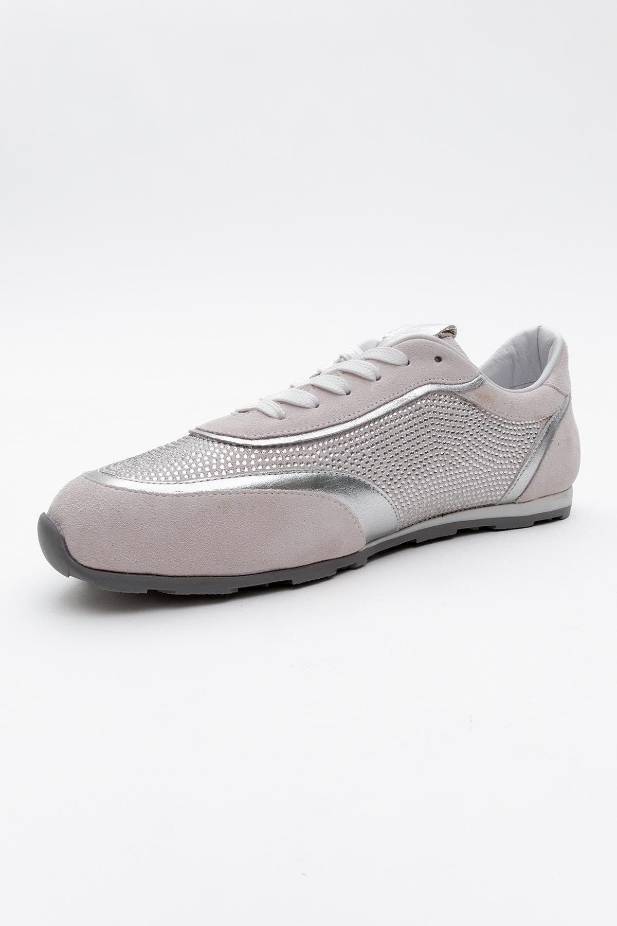 Bonia Rhinestone Suede Leather Sneakers, Alternate, color, Pink Suede Leather
