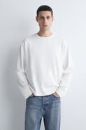 COS Relaxed Jersey Interlock Long-Sleeved T-Shirt