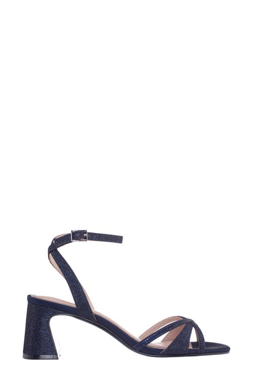 Nina Bracha Ankle Strap Sandal In Blue