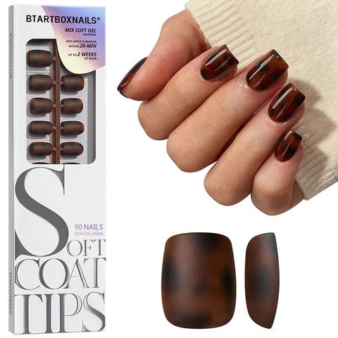 Soft Gel Nail Tips SOFTCOATTIPS Tortoiseshell Collection