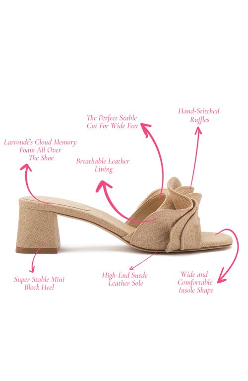 Larroude Larroudé Brigitte Ruffle Mule