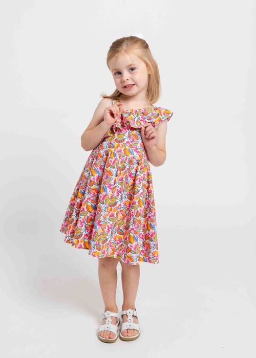 FLORENCE EISEMAN FLORENCE EISEMAN LEAF PRINT ONE SHOULDER DRESS 