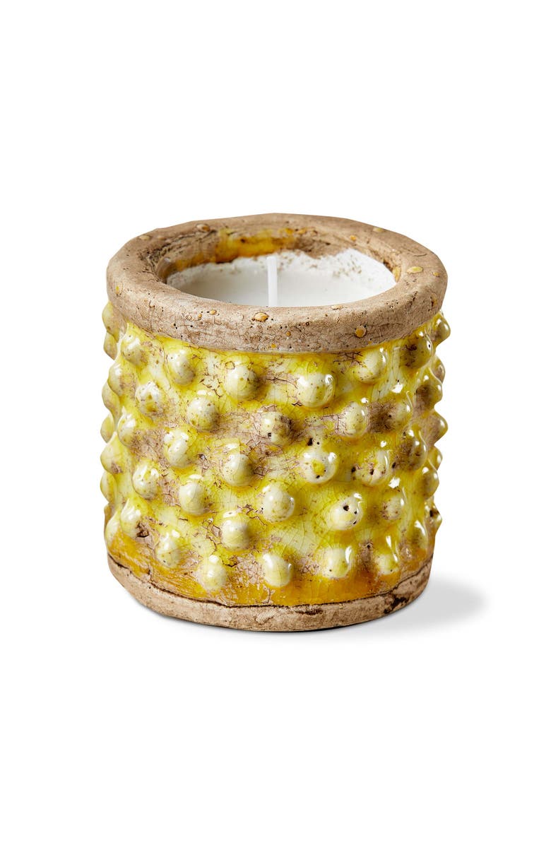 tag Hobnail Citronella Candle Yellow Jar for Spring and Summer, Main, color, Yellow