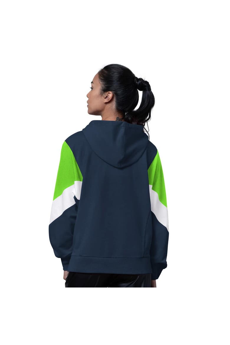 Women's Starter College Navy Seattle Seahawks Scrimmage Hoodie, Alternate, color, College Navy