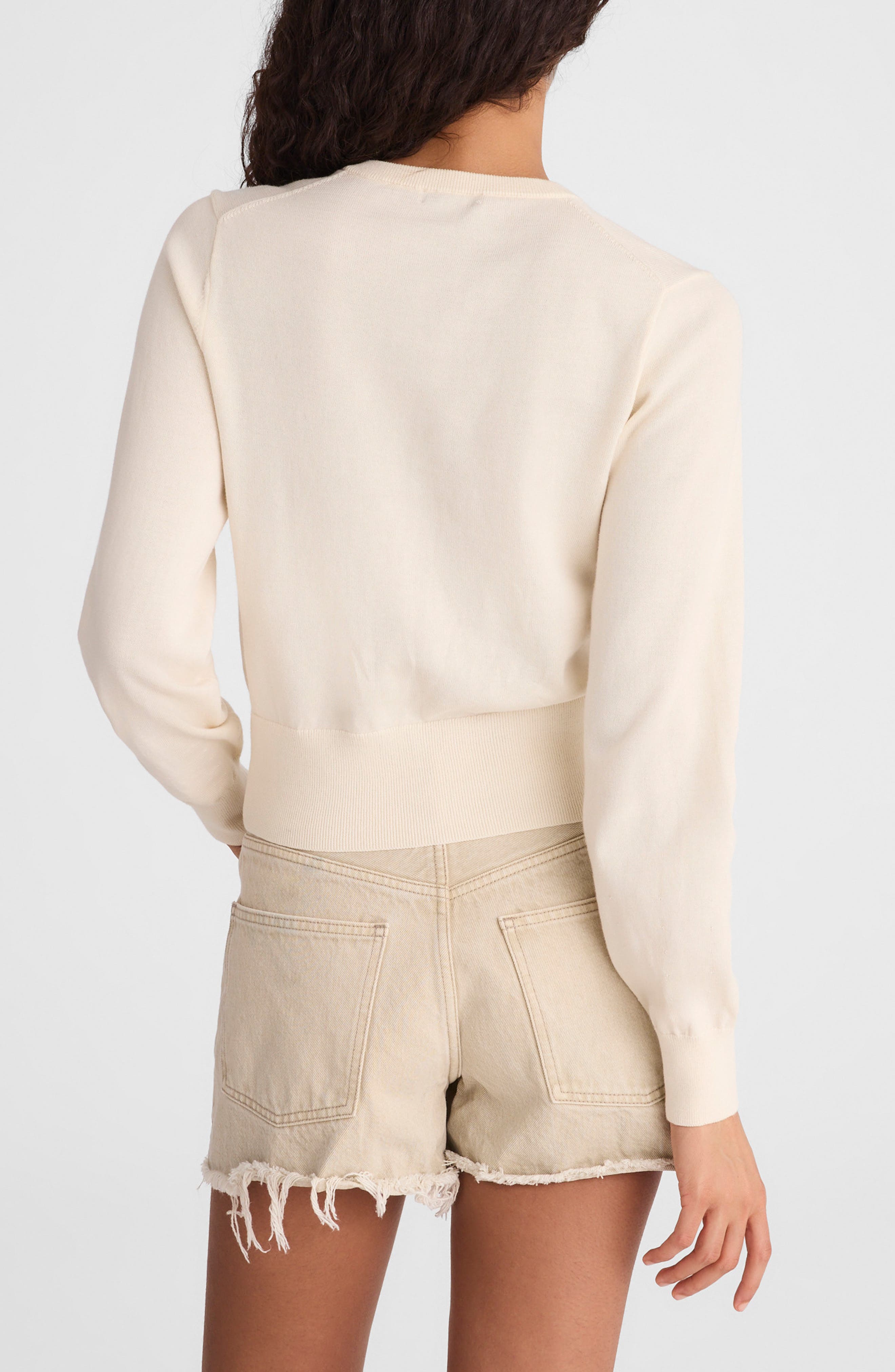 Button Front Cotton Cardigan - image 4