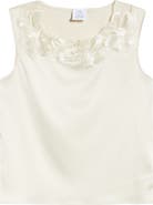 NIKKI LUND Camille Sleeveless Floral Appliqué Top