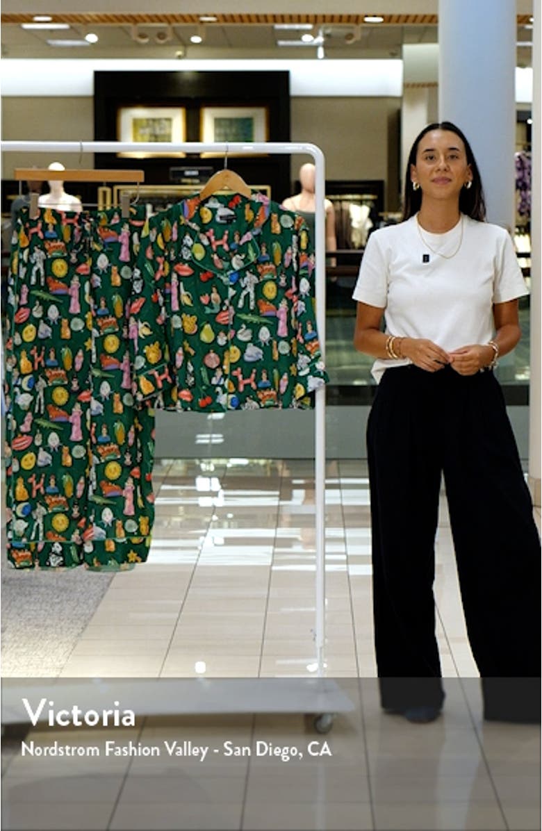 Christmas Baubles Satin Pajamas, sales video thumbnail