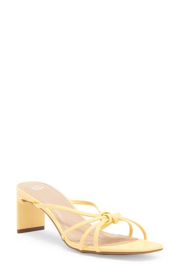 Bp. Karsyn Strappy Slide Sandal In Yellow Pastel