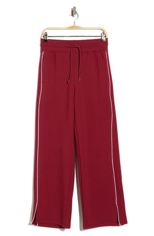 Yogalicious Cloud Plush Finish Line Pants In Red