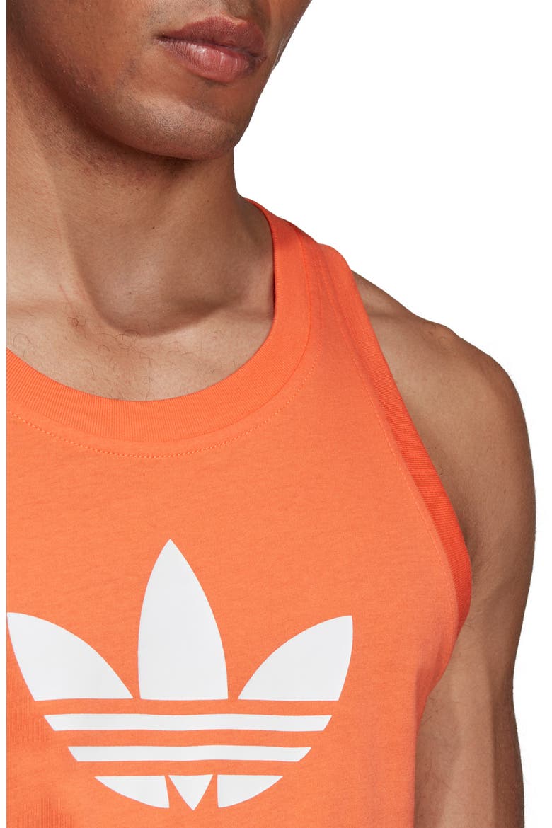 Trefoil Tank, Alternate, color, TRUE ORANGE