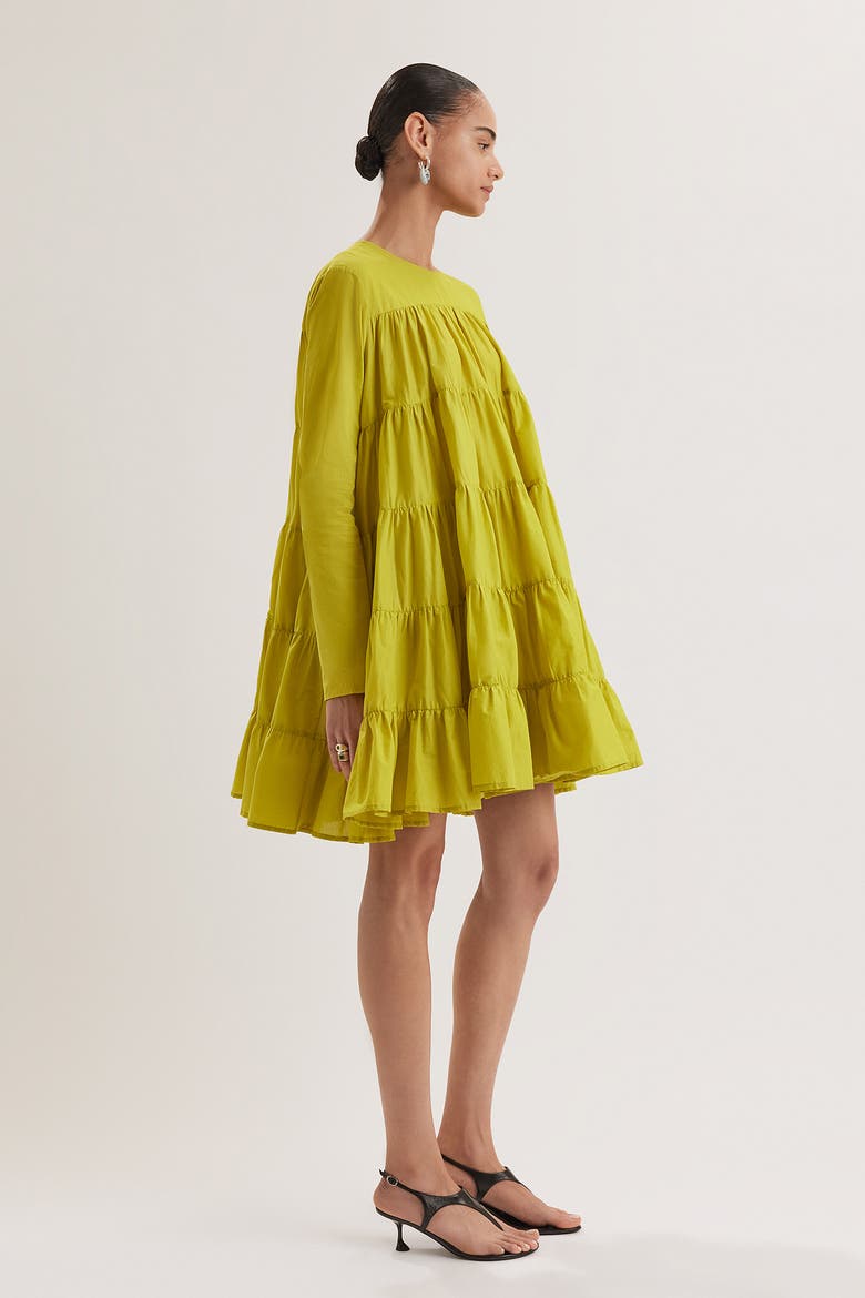 Soliman Dress, Alternate, color, Lime