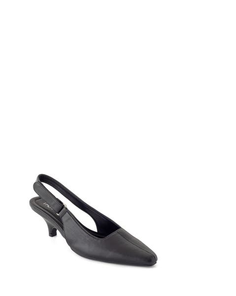 Newark Pointed-Toe Slingback Heel
